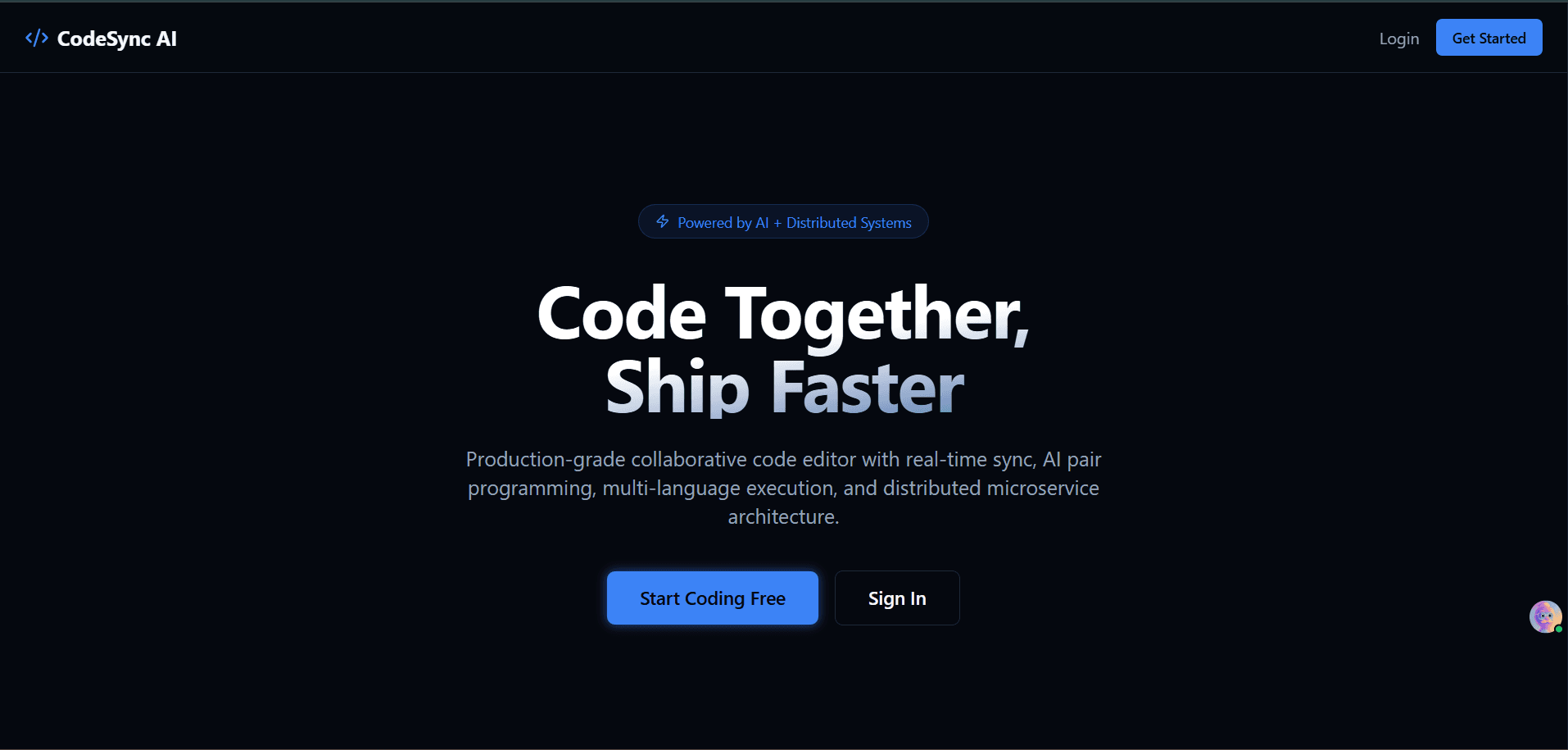 CodeSync AI preview