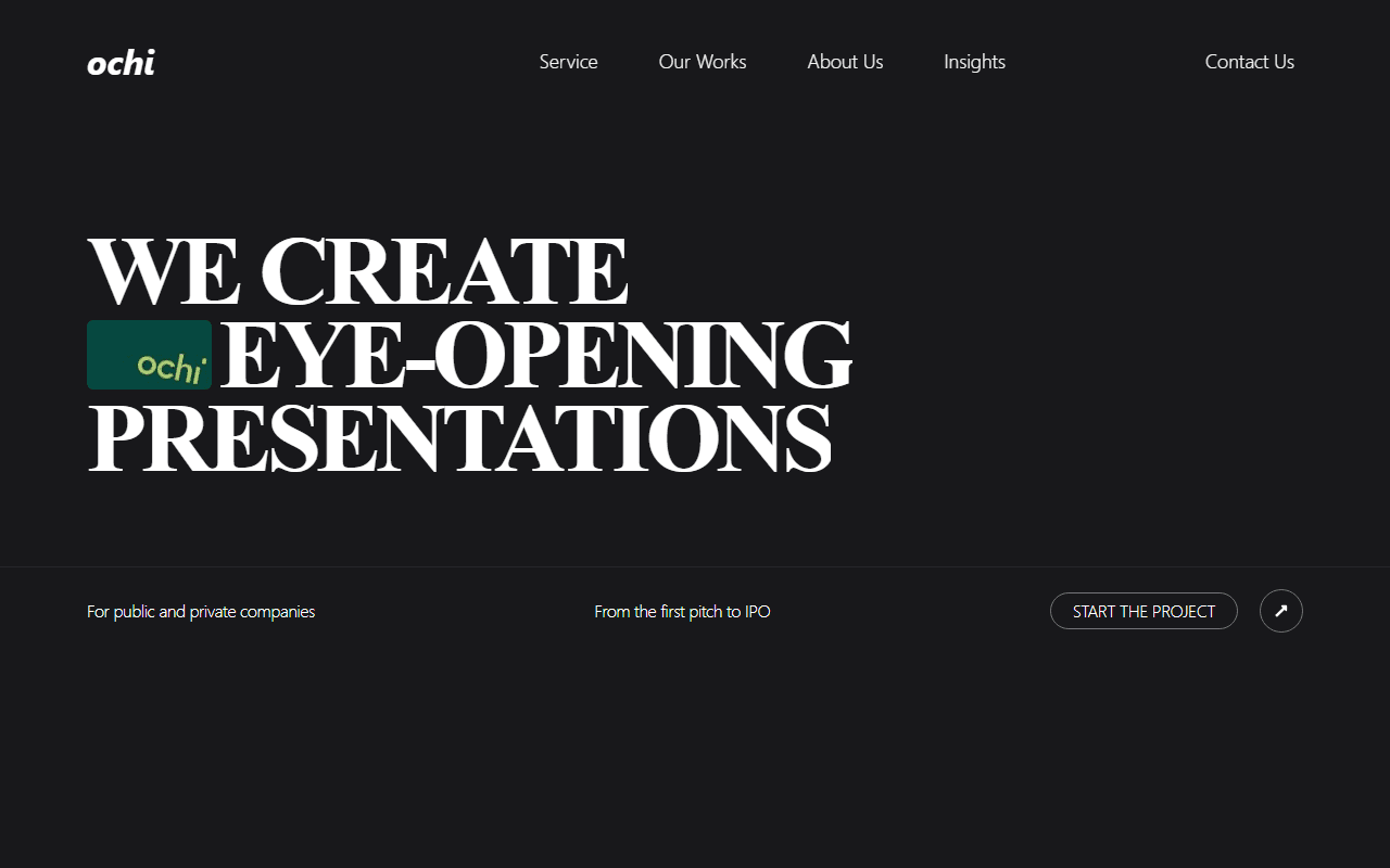 Ochi Website preview